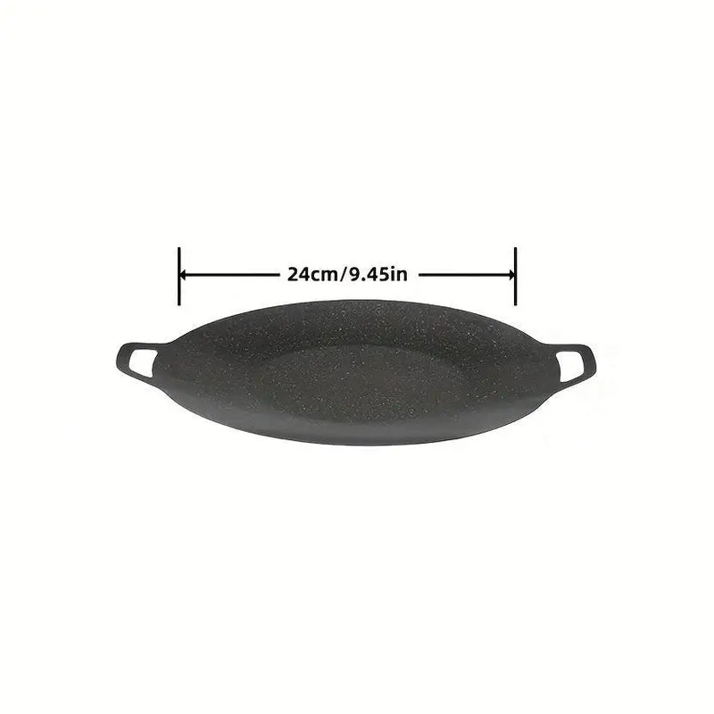 Grelha pan coreano redonda antiaderente placa de churrasco churrasqueira ao ar livre viagem acampamento frigideira acessórios de churrasco cozinha supplie