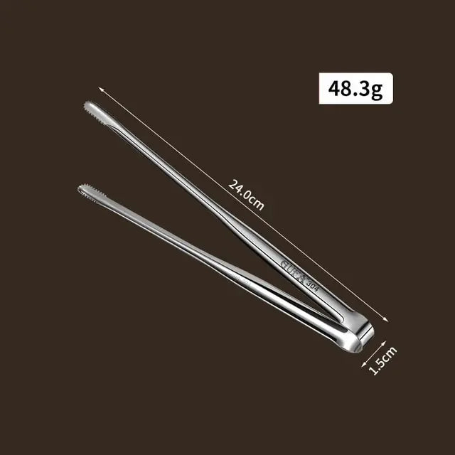 Grampo de churrasco em aço inoxidável 304, Pinças Grill, Utensílios De Cozinha De Carne, Cozimento De Churrasco, Acessórios De Cozinha, Camping Suprimentos, 1Pc