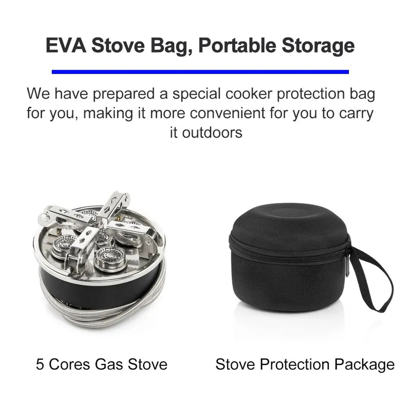 Widesea-Camping Tourist Burner, Fogão a Gás Portátil, Panelas, Piquenique, Churrasco, Suprimentos Turismo, Exterior, Recreação, 8800W