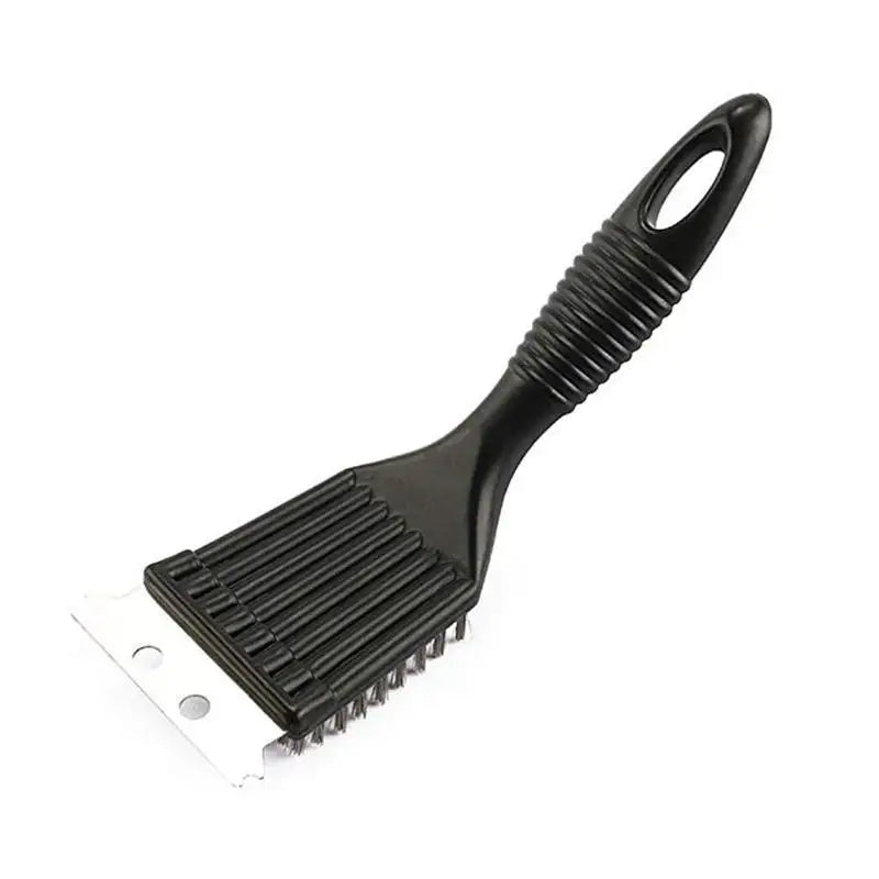 Escova para grelha de churrasco, cerdas de fio de aço, escovas de limpeza para churrasco, ferramenta de cozinha durável, kit de gás para churrasco ao ar livre e casa, acessórios