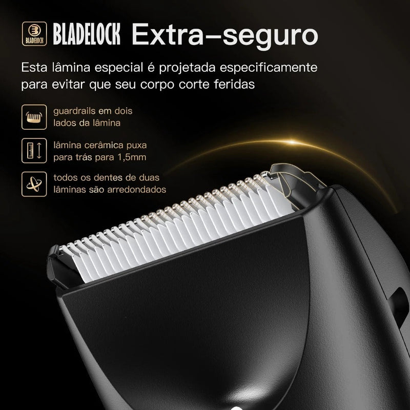 Máquina Íntima Masculina – Corte Seguro e Sem Irritação