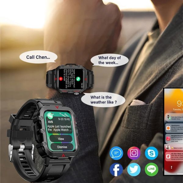 Smartwatch PulseXtreme Inteligente À Prova D'água - Lançamento 2025