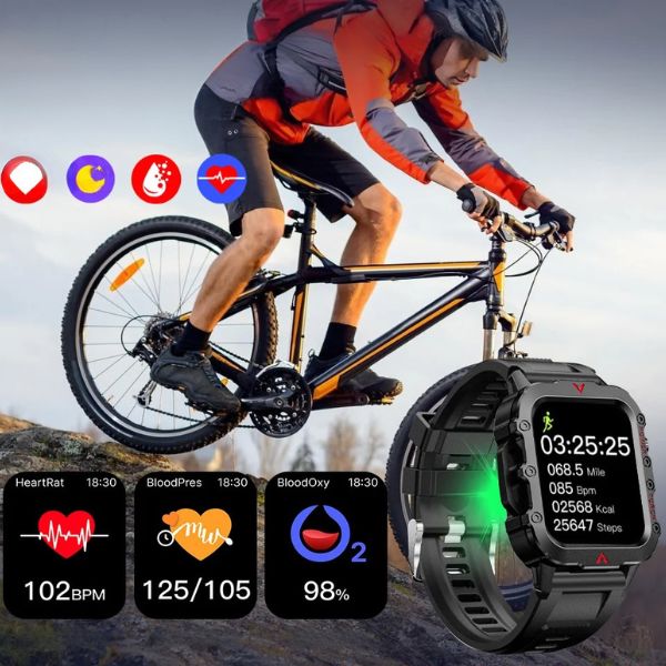Smartwatch PulseXtreme Inteligente À Prova D'água - Lançamento 2025
