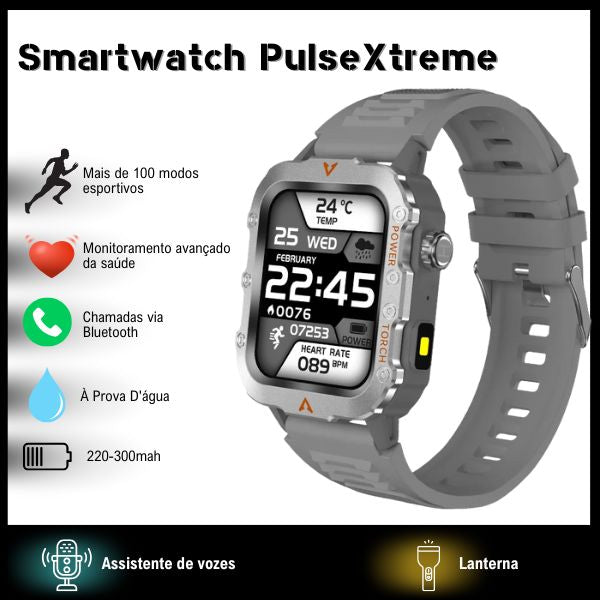 Smartwatch PulseXtreme Inteligente À Prova D'água - Lançamento 2025